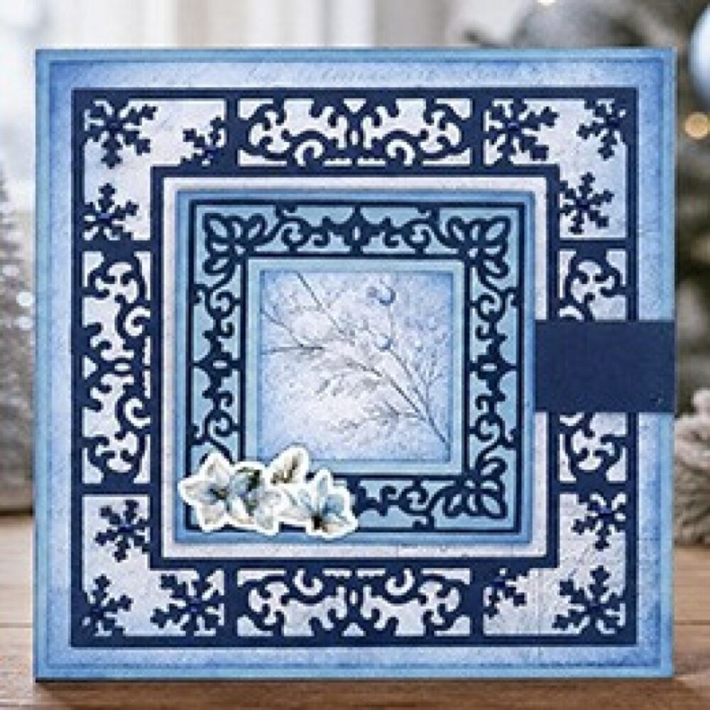 Berrie's Beauties Blue Christmas Dies Winter Serenity (BBD10128) Berrie's Beauties Blue Christmas Dies Winter Serenity (BBD10128)
