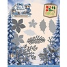 Berrie's Beauties Blue Christmas Dies Botanical Elements (BBD10129) Berrie's Beauties Blue Christmas Dies Botanical Elements (BBD10129)