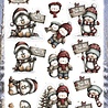 Berrie's Beauties Whimsical Christmas 3D Push Out Penguins (SB11163) Berrie's Beauties Whimsical Christmas 3D Push Out Penguins (SB11163)