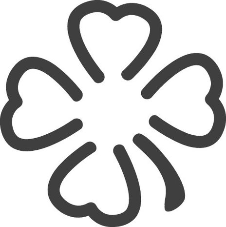 Heyda Motiefpons Klein Klaverblad PopUp (203687457) Heyda Motiefpons Klein Klaverblad PopUp (203687457)