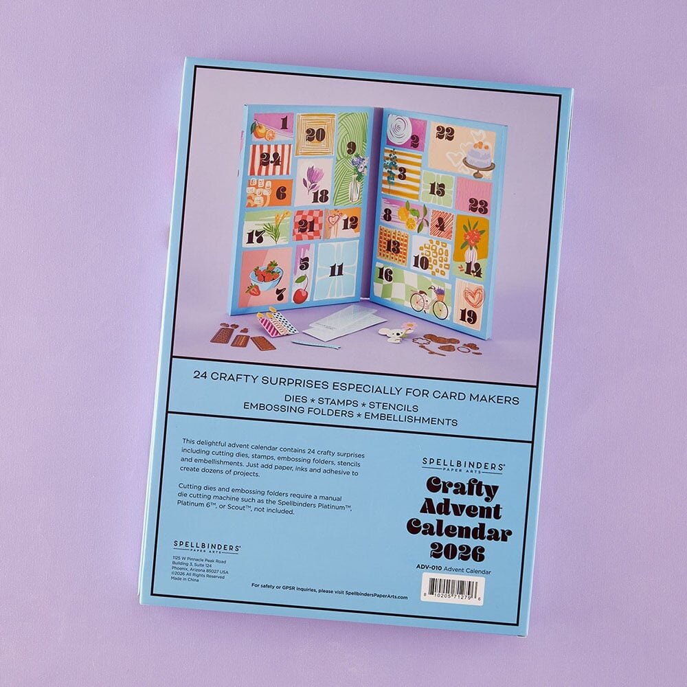 Spellbinders PRE-ORDER Crafty Advent Calendar 2026 (ADV-010) Spellbinders PRE-ORDER Crafty Advent Calendar 2026 (ADV-010)