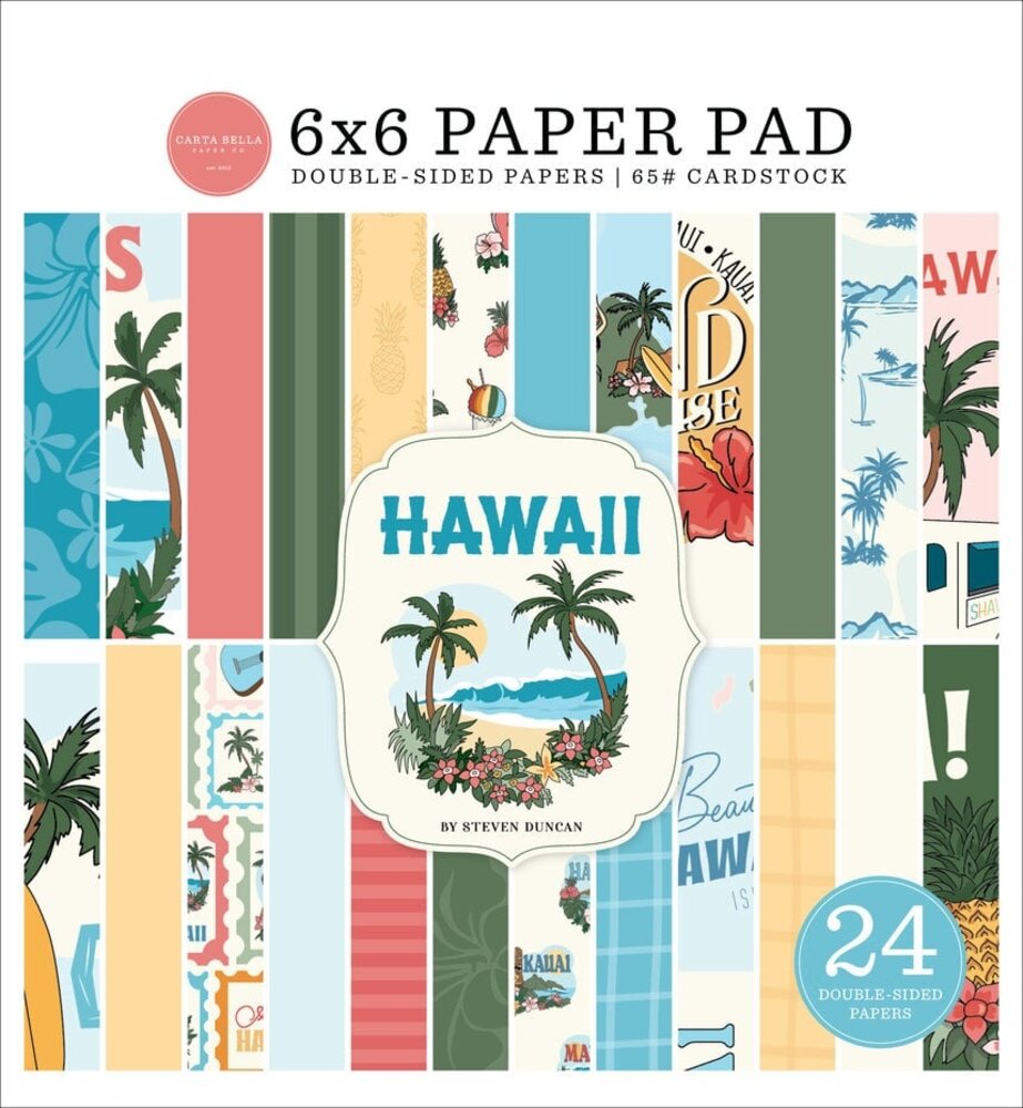 Carta Bella Hawaii 6x6 Inch Paper Pad (CBHI507023)