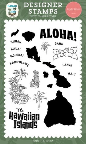Carta Bella Hawaii Clear Stamps (CBHI507040) Carta Bella Hawaii Clear Stamps (CBHI507040)