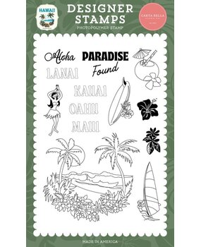 Carta Bella Hawaii Clear Stamps Paradise Cities (CBHI507041) Carta Bella Hawaii Clear Stamps Paradise Cities (CBHI507041)