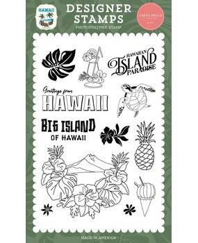 Carta Bella Hawaii Clear Stamps Hawaiian Island Paradise (CBHI507042)
