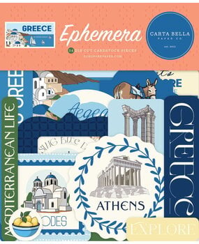 Carta Bella Greece Ephemera (CBGR508024) Carta Bella Greece Ephemera (CBGR508024)