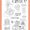 Carta Bella Greece Clear Stamps (CBGR508040) Carta Bella Greece Clear Stamps (CBGR508040)