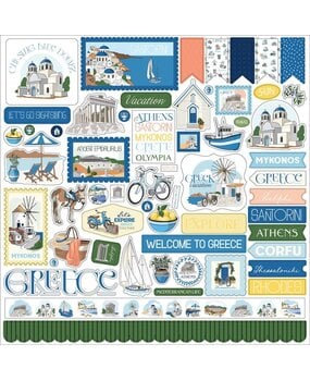 Carta Bella Greece Element Sticker (CBGR508014) Carta Bella Greece Element Sticker (CBGR508014)
