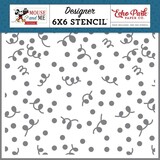 Echo Park Mouse And Me Birthday Stencil Time To Party Confetti (MMB509034)