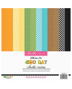 Bella BLVD PRE-ORDER Zoo Day 12x12 Inch Bella Besties Kit (BB3301)