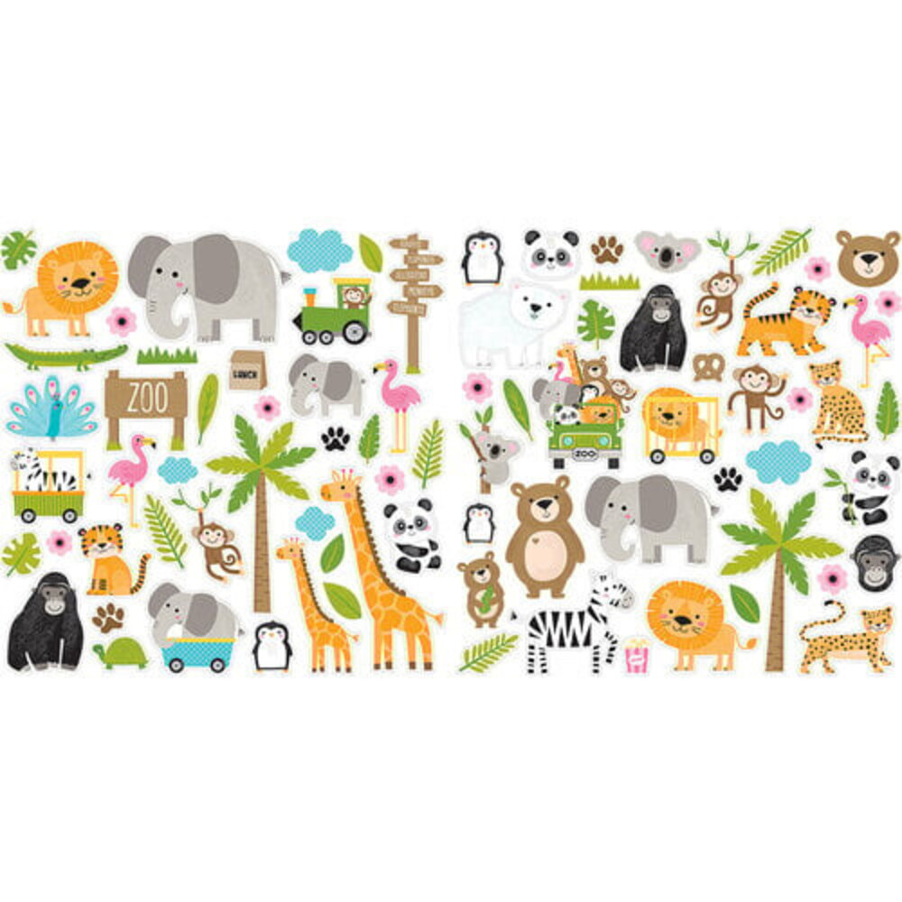 Bella BLVD Zoo Day Ephemera Icons (BB3286)