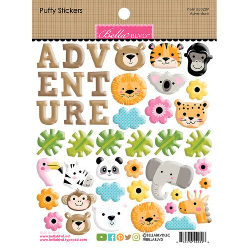 Bella BLVD PRE-ORDER Zoo Day Puffy Stickers Adventure (BB3289) Bella BLVD PRE-ORDER Zoo Day Puffy Stickers Adventure (BB3289)