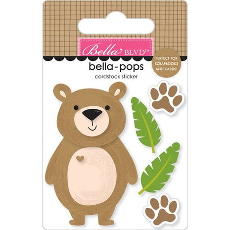 Bella BLVD PRE-ORDER Zoo Day Bella-Pops Happy Bear (BB3292)