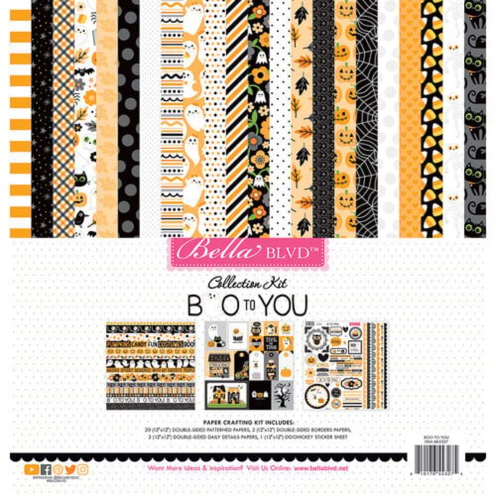 Bella BLVD PRE-ORDER Boo To You 12x12 Inch Collection Kit (BB3327) Bella BLVD PRE-ORDER Boo To You 12x12 Inch Collection Kit (BB3327)