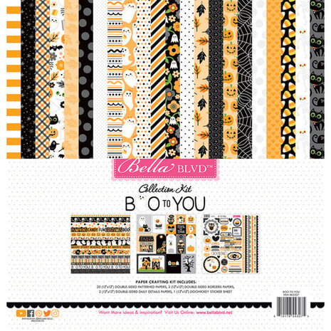 Bella BLVD PRE-ORDER Boo To You 12x12 Inch Collection Kit (BB3327) Bella BLVD PRE-ORDER Boo To You 12x12 Inch Collection Kit (BB3327)