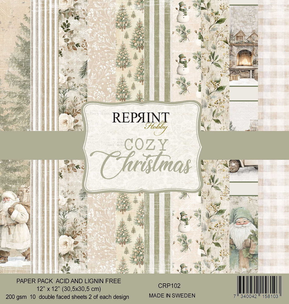 Reprint PRE-ORDER Cozy Christmas 12x12 Inch Paper Pack (CRP102) Reprint PRE-ORDER Cozy Christmas 12x12 Inch Paper Pack (CRP102)