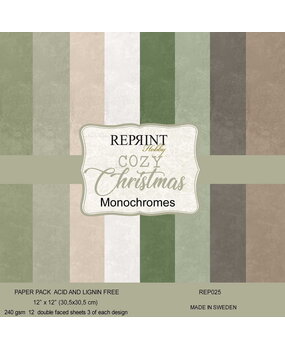 Reprint PRE-ORDER Cozy Christmas 12x12 Inch Cardstock (REP025) Reprint PRE-ORDER Cozy Christmas 12x12 Inch Cardstock (REP025)
