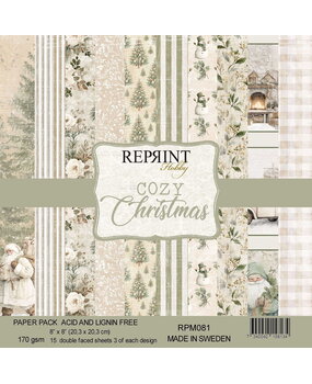 Reprint PRE-ORDER Cozy Christmas 8x8 Inch Paper Pack (RPM081) Reprint PRE-ORDER Cozy Christmas 8x8 Inch Paper Pack (RPM081)