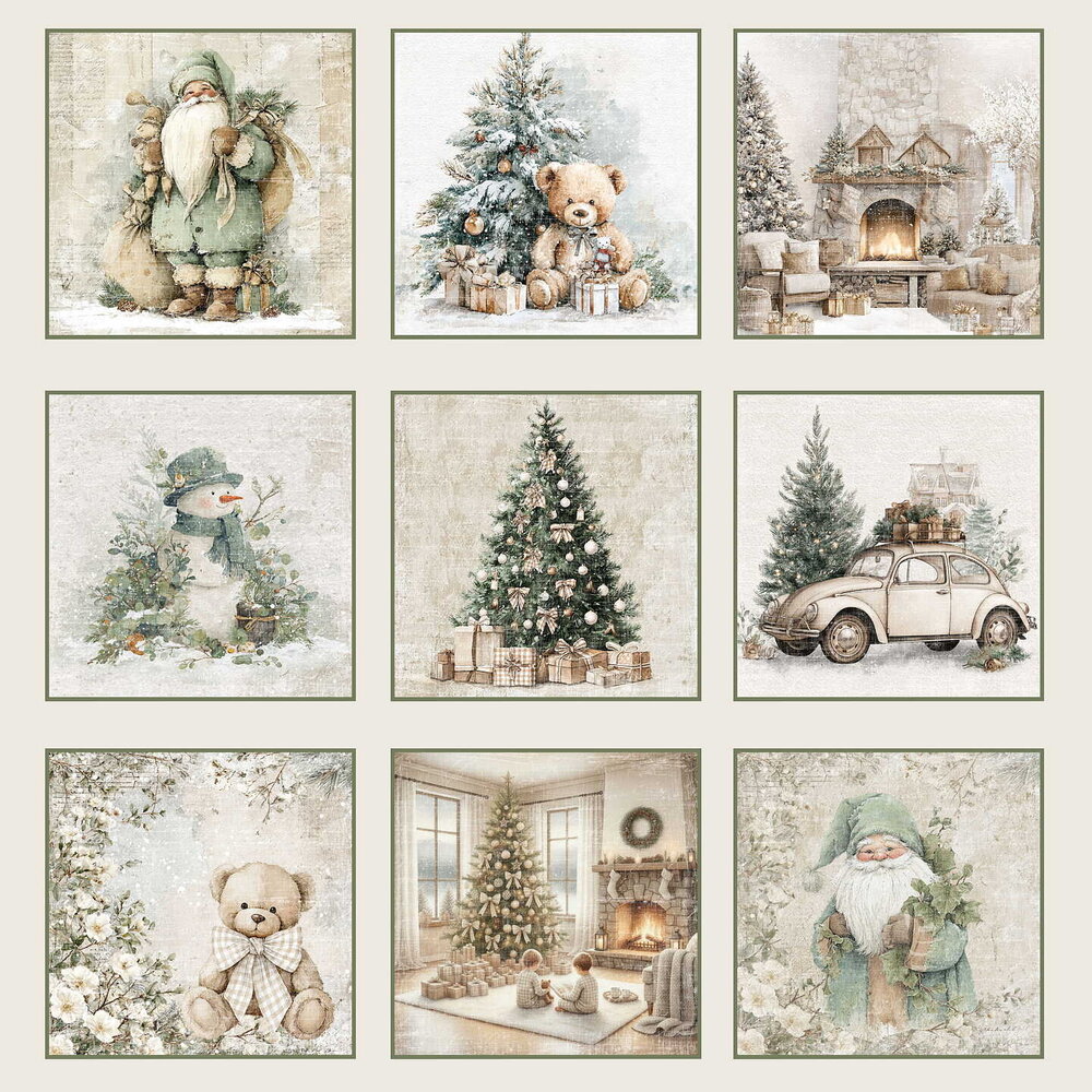 Reprint PRE-ORDER Cozy Christmas 8x8 Inch Paper Pack (RPM081) Reprint PRE-ORDER Cozy Christmas 8x8 Inch Paper Pack (RPM081)