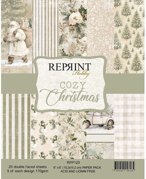 Reprint PRE-ORDER Cozy Christmas 6x6 Inch Paper Pack (RPP120) Reprint PRE-ORDER Cozy Christmas 6x6 Inch Paper Pack (RPP120)