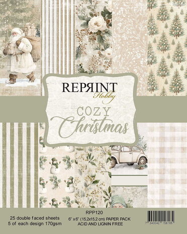 Reprint PRE-ORDER Cozy Christmas 6x6 Inch Paper Pack (RPP120) Reprint PRE-ORDER Cozy Christmas 6x6 Inch Paper Pack (RPP120)