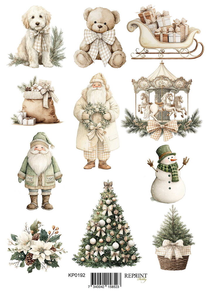 Reprint PRE-ORDER Cozy Christmas A4 Cutouts (KPA4126) Reprint PRE-ORDER Cozy Christmas A4 Cutouts (KPA4126)