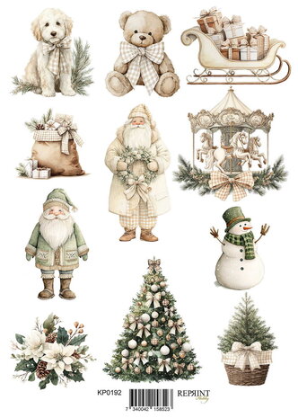 Reprint PRE-ORDER Cozy Christmas A4 Cutouts (KPA4126) Reprint PRE-ORDER Cozy Christmas A4 Cutouts (KPA4126)