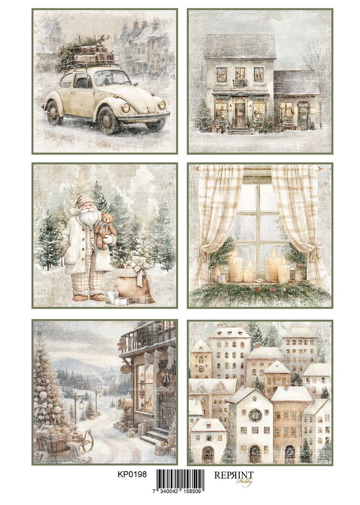 Reprint PRE-ORDER Cozy Christmas A4 Cutouts (KPA4126) Reprint PRE-ORDER Cozy Christmas A4 Cutouts (KPA4126)