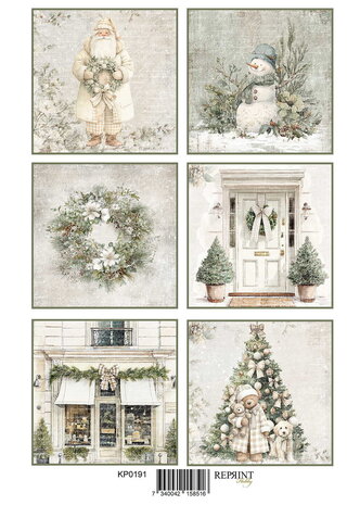 Reprint PRE-ORDER Cozy Christmas A4 Cutouts (KPA4126) Reprint PRE-ORDER Cozy Christmas A4 Cutouts (KPA4126)