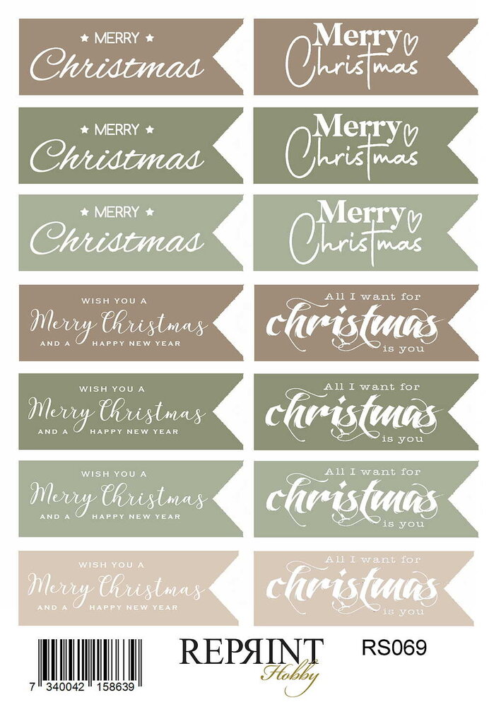 Reprint PRE-ORDER Cozy Christmas 10x16cm Stickers Tekst (RS069) Reprint PRE-ORDER Cozy Christmas 10x16cm Stickers Tekst (RS069)