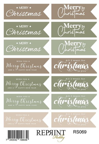 Reprint PRE-ORDER Cozy Christmas 10x16cm Stickers Tekst (RS069) Reprint PRE-ORDER Cozy Christmas 10x16cm Stickers Tekst (RS069)
