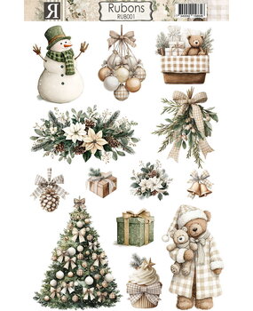 Reprint PRE-ORDER Cozy Christmas Rubons (RUB001) Reprint PRE-ORDER Cozy Christmas Rubons (RUB001)