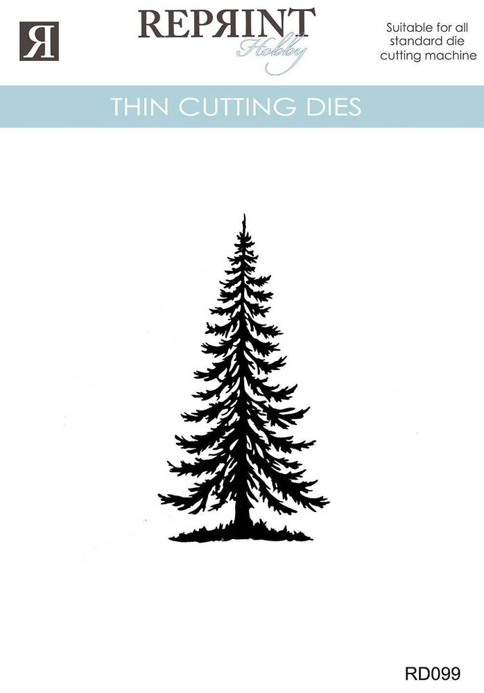Reprint PRE-ORDER Cozy Christmas Thin Cutting Dies Pine Tree (RD099) Reprint PRE-ORDER Cozy Christmas Thin Cutting Dies Pine Tree (RD099)