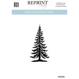 Reprint PRE-ORDER Cozy Christmas Thin Cutting Dies Pine Tree (RD099)