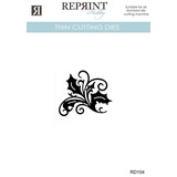 Reprint PRE-ORDER Cozy Christmas Thin Cutting Dies Holly (RD104)