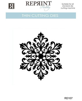 Reprint PRE-ORDER Cozy Christmas Thin Cutting Dies Snowflake (RD107) Reprint PRE-ORDER Cozy Christmas Thin Cutting Dies Snowflake (RD107)