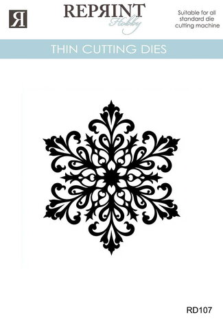 Reprint PRE-ORDER Cozy Christmas Thin Cutting Dies Snowflake (RD107) Reprint PRE-ORDER Cozy Christmas Thin Cutting Dies Snowflake (RD107)