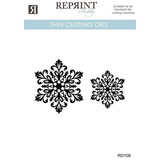 Reprint PRE-ORDER Cozy Christmas Thin Cutting Dies Snowflakes (RD108)