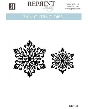Reprint PRE-ORDER Cozy Christmas Thin Cutting Dies Snowflakes (RD108) Reprint PRE-ORDER Cozy Christmas Thin Cutting Dies Snowflakes (RD108)