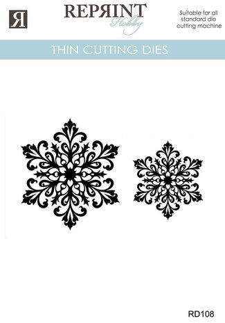 Reprint PRE-ORDER Cozy Christmas Thin Cutting Dies Snowflakes (RD108) Reprint PRE-ORDER Cozy Christmas Thin Cutting Dies Snowflakes (RD108)