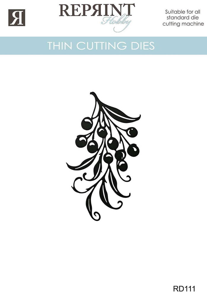 Reprint PRE-ORDER Cozy Christmas Thin Cutting Dies Mistletoe (RD111) Reprint PRE-ORDER Cozy Christmas Thin Cutting Dies Mistletoe (RD111)