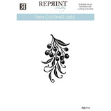 Reprint PRE-ORDER Cozy Christmas Thin Cutting Dies Mistletoe (RD111)