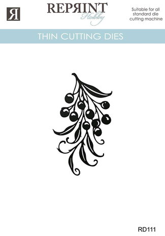 Reprint PRE-ORDER Cozy Christmas Thin Cutting Dies Mistletoe (RD111) Reprint PRE-ORDER Cozy Christmas Thin Cutting Dies Mistletoe (RD111)