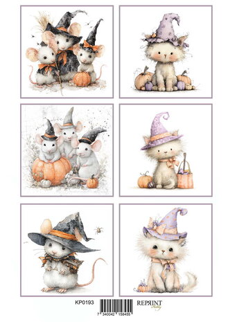 Reprint PRE-ORDER Enchanted Halloween A4 Cutouts (KPA4127) Reprint PRE-ORDER Enchanted Halloween A4 Cutouts (KPA4127)