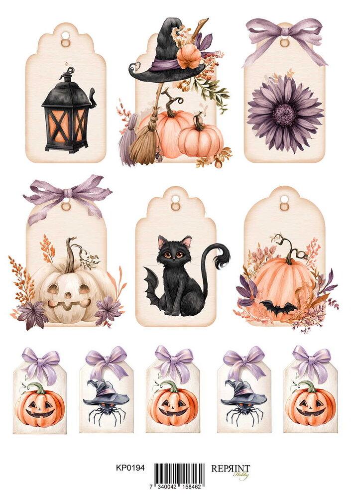 Reprint PRE-ORDER Enchanted Halloween A4 Cutouts (KPA4127) Reprint PRE-ORDER Enchanted Halloween A4 Cutouts (KPA4127)