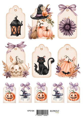 Reprint PRE-ORDER Enchanted Halloween A4 Cutouts (KPA4127) Reprint PRE-ORDER Enchanted Halloween A4 Cutouts (KPA4127)