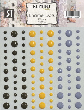 Reprint PRE-ORDER Enchanted Halloween Enamel Dots (END014) Reprint PRE-ORDER Enchanted Halloween Enamel Dots (END014)