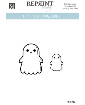 Reprint PRE-ORDER Enchanted Halloween Thin Cutting Dies Ghosts (RD097) Reprint PRE-ORDER Enchanted Halloween Thin Cutting Dies Ghosts (RD097)