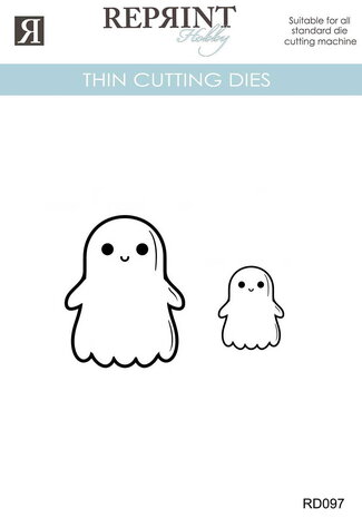 Reprint PRE-ORDER Enchanted Halloween Thin Cutting Dies Ghosts (RD097) Reprint PRE-ORDER Enchanted Halloween Thin Cutting Dies Ghosts (RD097)