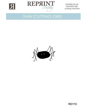 Reprint PRE-ORDER Enchanted Halloween Thin Cutting Dies Spider (RD110)